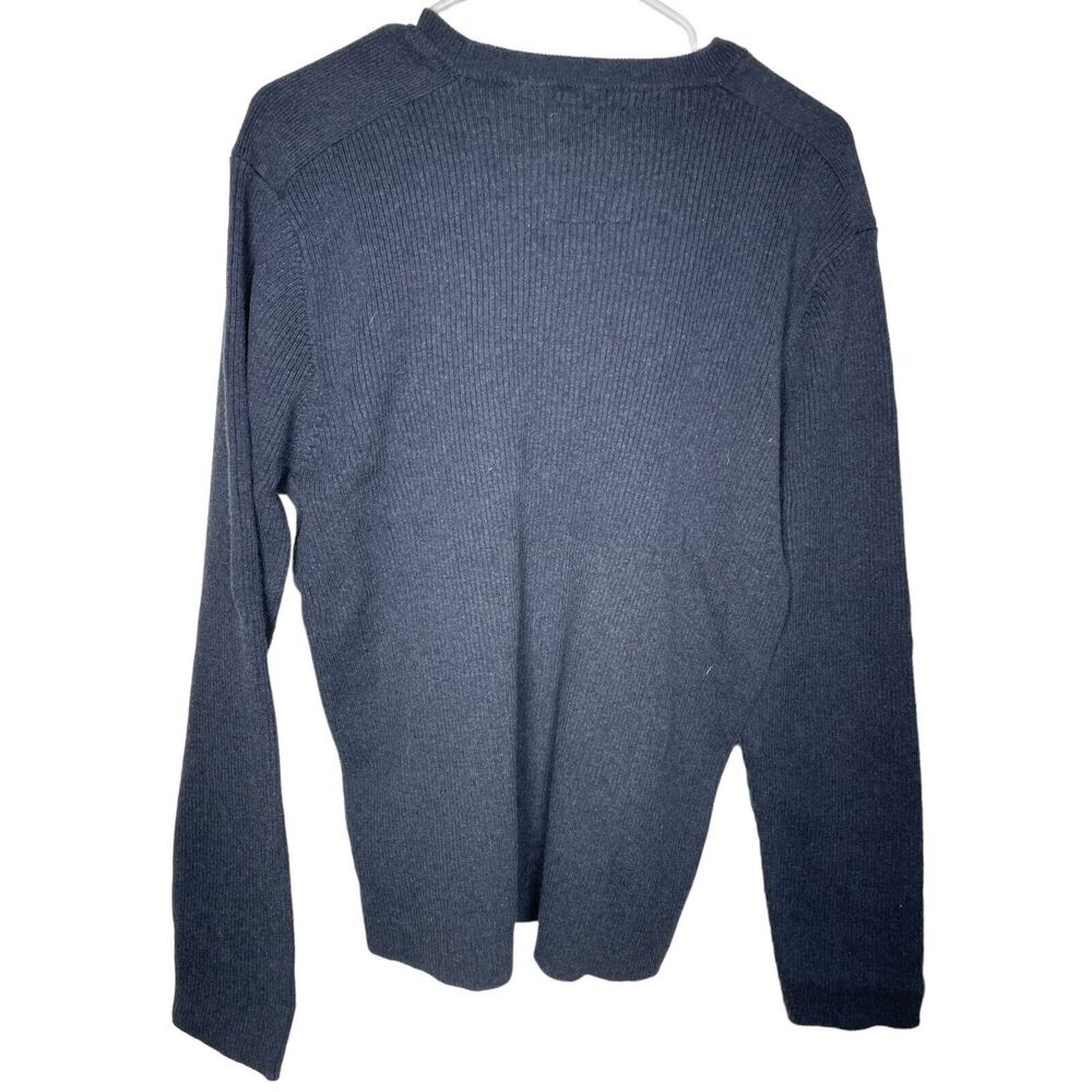 Roots Athletic Sweater Mens Large Canada Pullover Blue